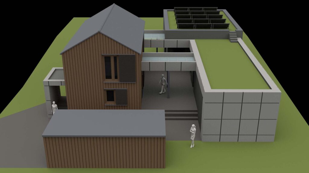 Přístavba rodinného domu Žleby